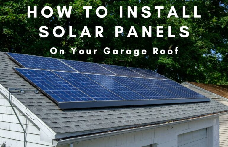 solar panel garage roof